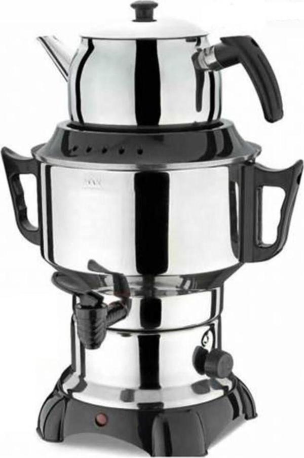 Sultan Elektrikli Semaver Çayçı Çay Makinesi 3.5 Litre Sade - Image 1