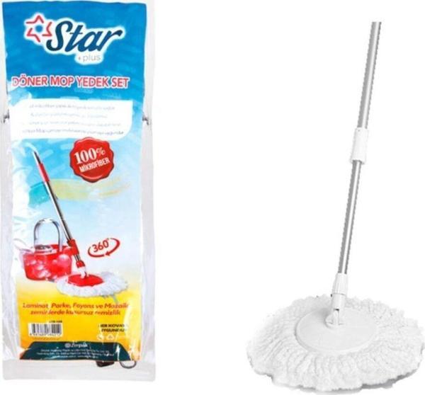 Okularenkkat Starplus Dönerli Başlıklı Mop Yedek Set Str120 - Image 1