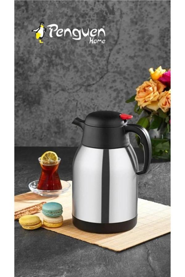 Dgs Penguen 2Lt Termos Paslanmaz Çelik Çay Termos 2 Litre - Image 1