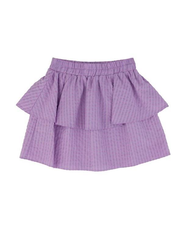 KATLI DESENLİ ETEK Lila - Image 1