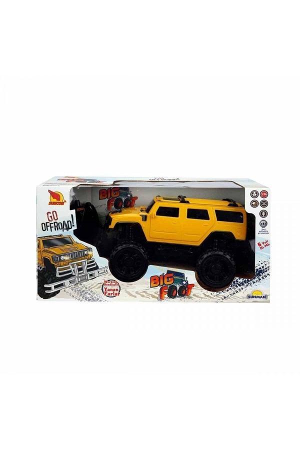 Suncon 1:14 Uzaktan Kumandalı Big Foot Usb Şarjlı Hummer 34 Cm. - Beyaz - Image 1