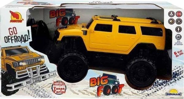 Suncon 1:14 Uzaktan Kumandalı Big Foot Usb Şarjlı Hummer 34 Cm. - Beyaz - Image 1