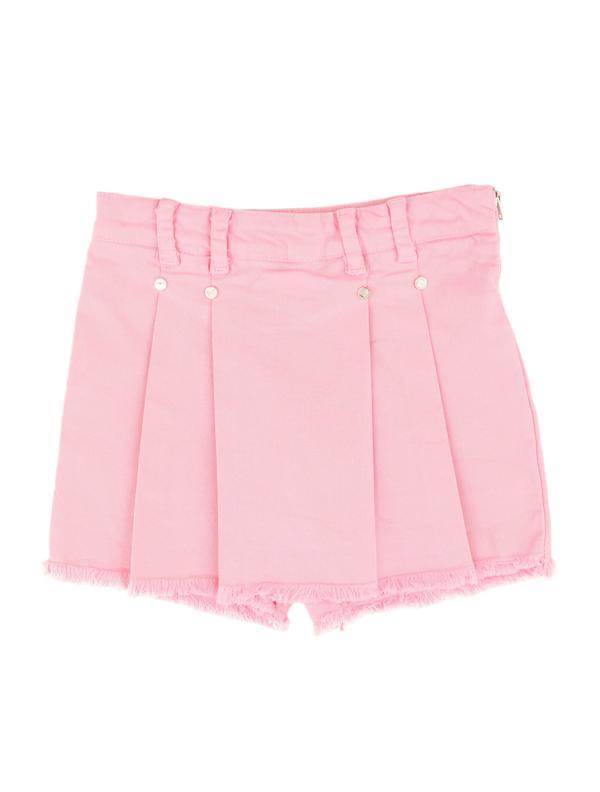 PİLELİ ŞORT ETEK Pembe - Image 1