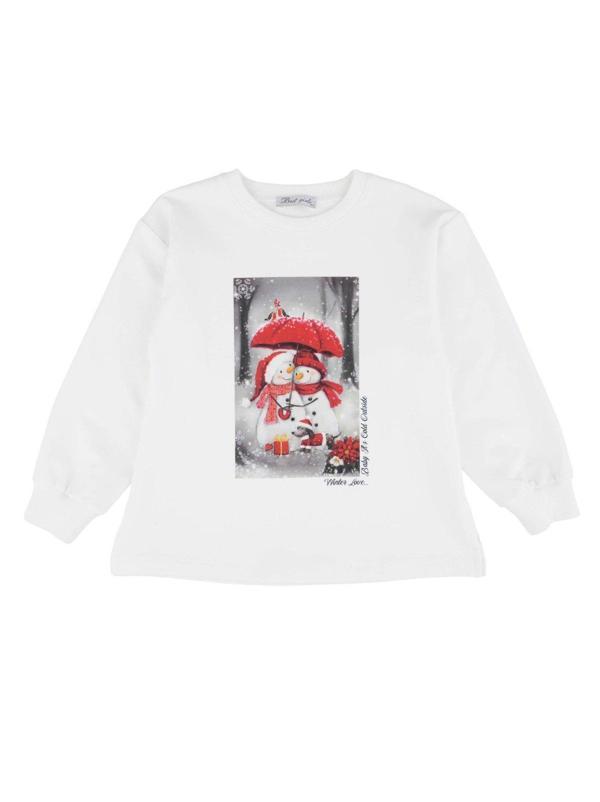 SNOWMAN BASKILI SWEATSHIRT Ekru - Image 1