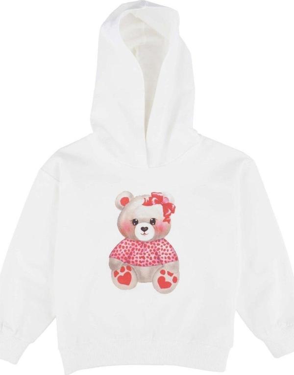 AYICIKLI KAPÜŞONLU SWEATSHIRT Ekru - Image 1