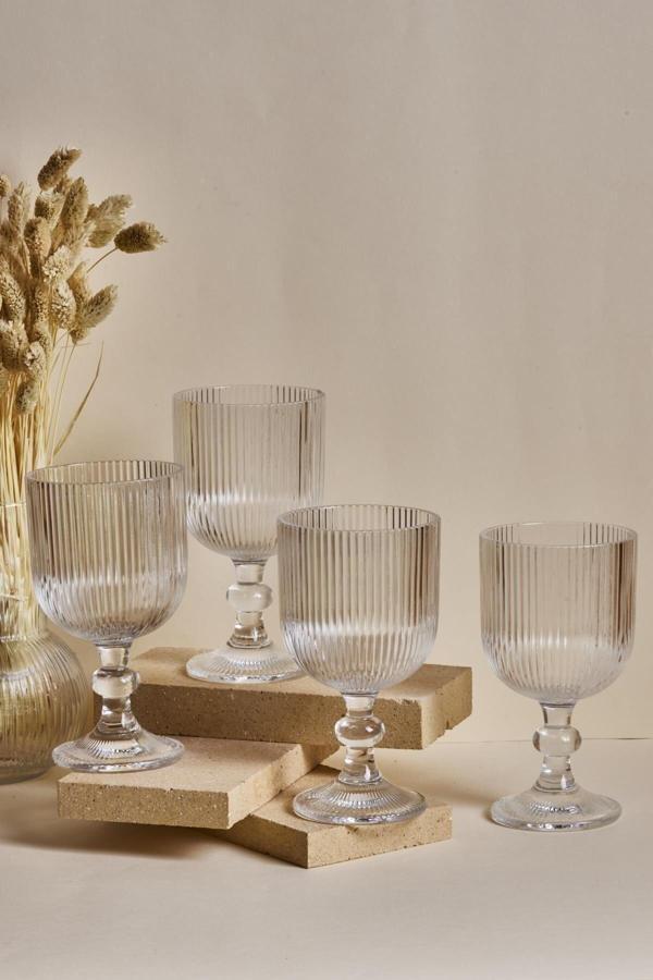 Teknotrust Cam Imola 4'Lü Geniş Kadeh Takımı 375 Ml 4 Parça Beyaz Şarap Kadehi 250 - 499 Ml - Image 1