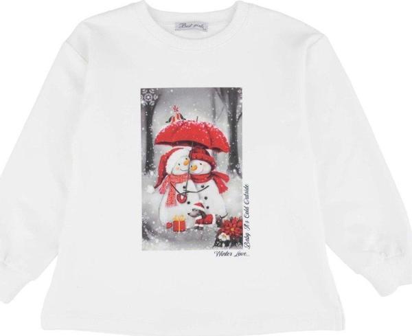 SNOWMAN BASKILI SWEATSHIRT Ekru - Image 1