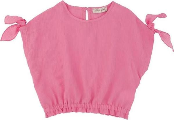 KOLLAR KURDELELİ BLUZ Pembe - Image 1