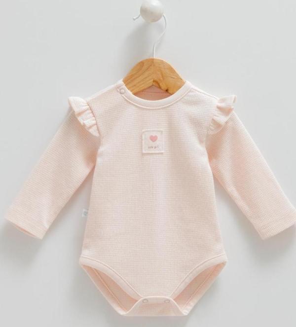 MY BABY ÇITÇITLI İKİLİ BODY Pembe - Image 1