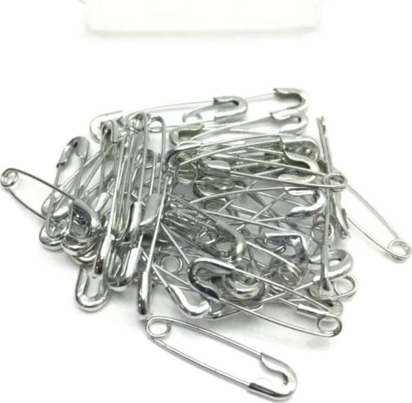 Erdal Ticaret Mini Çengelli Iğne (2 Cm 1 Paket 50 Ad ) Gümüş - Image 1