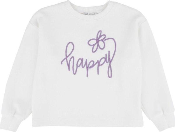 HAPPY NAKIŞLI SWEATSHIRT Lila - Image 1