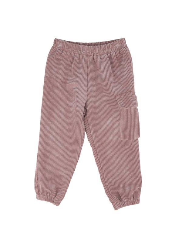 CEPLİ KADİFE PANTOLON Pudra - Image 1