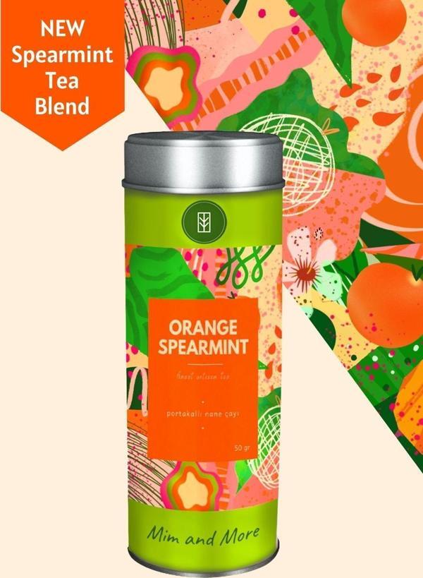 Mim And More Orange Spearmint Tea - Portakallı Nane Çayı, 50 Gr - Image 1