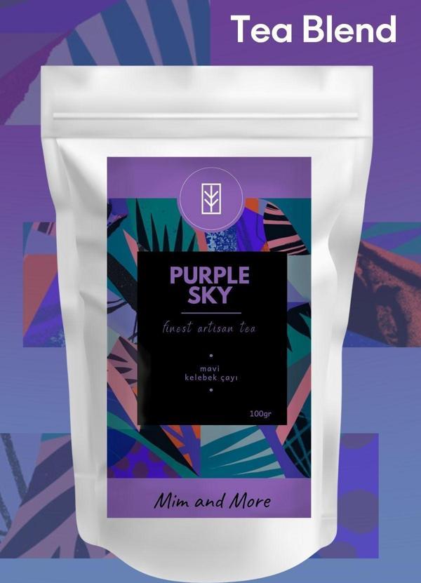 Mim And More Purple Sky Tea - Mor Kelebek Çayı, 100 Gr - Image 1