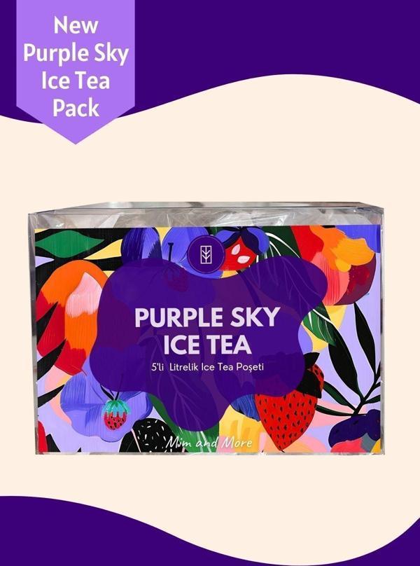 Mim And More Purple Sky Ice Tea Pack - Soğuk Çay Paketi, 5X20 Gr - Image 1