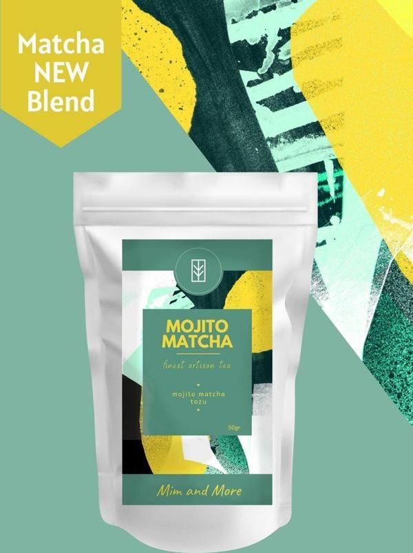Mim And More Mojito Matcha - Mojito Aromalı Matcha, 50 Gr - Image 1