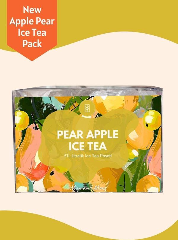 Mim And More Pear Apple Ice Tea Pack - Soğuk Çay Paketi, 5X20 Gr - Image 1