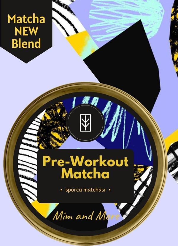 Mim And More Pre-Workout Matcha - Sporcu Matchası, 25 Gr - Image 1