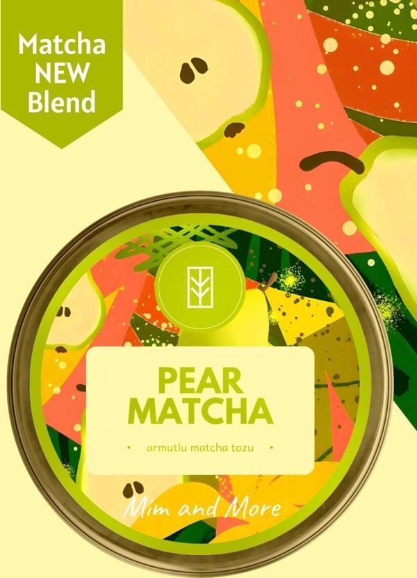 Mim And More Pear Matcha - Armut Aromalı Matcha, 25 Gr - Image 1