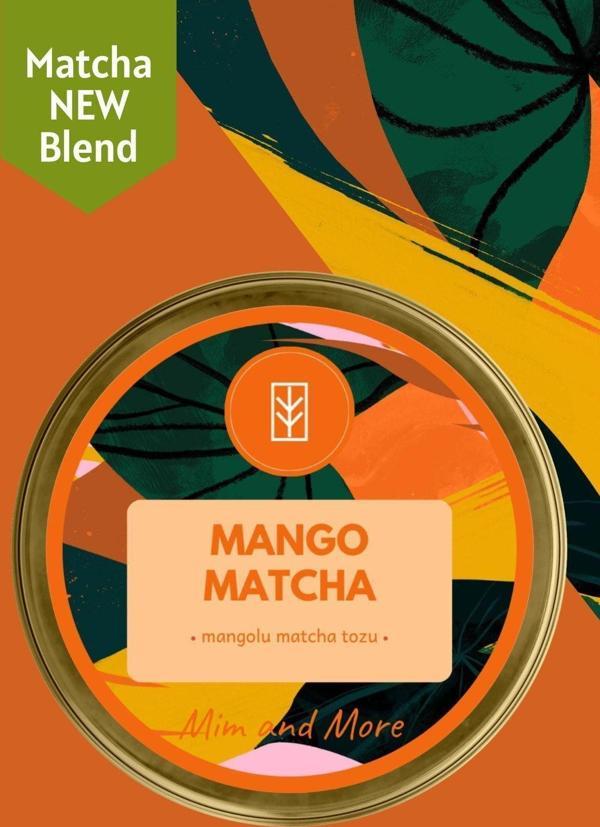 Mim And More Mango Matcha - Mango Aromalı Matcha, 25 Gr - Image 1