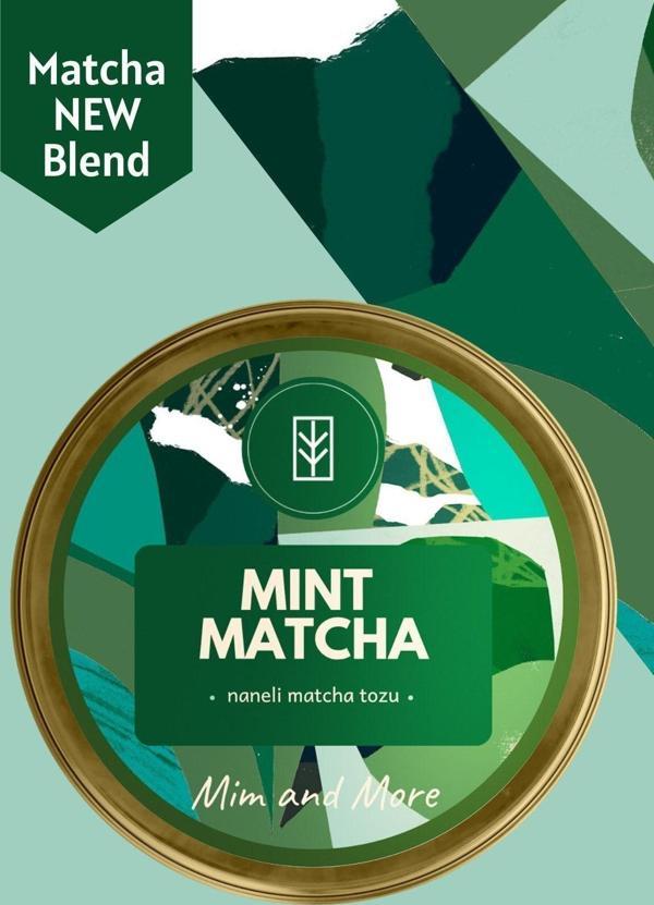 Mim And More Mint Matcha - Nane Aromalı Matcha, 25 Gr - Image 1
