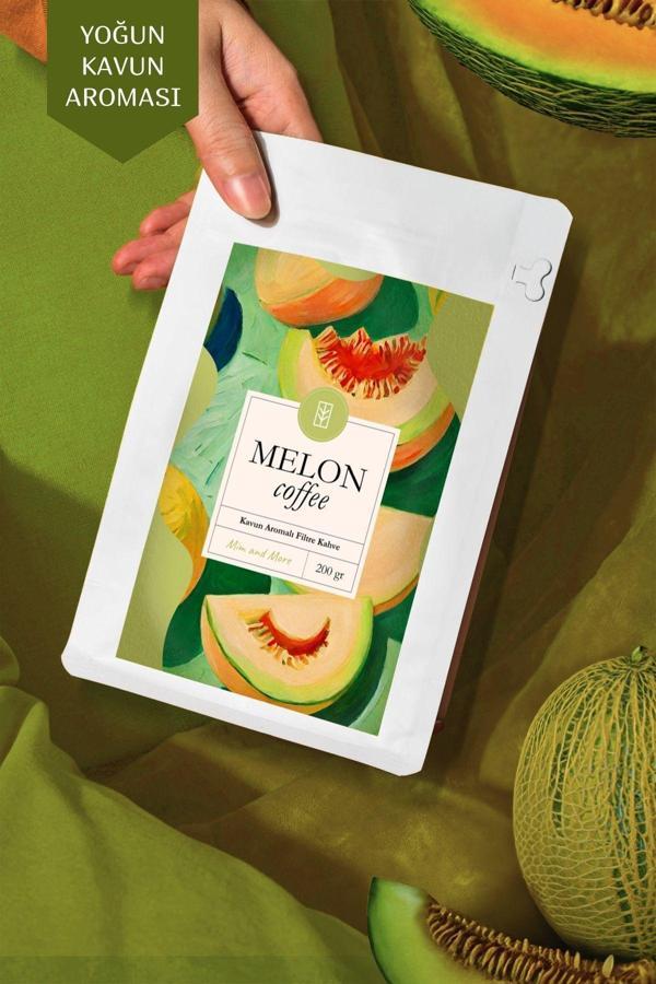 Mim And More Melon Coffee - Kavun Aromalı Kahve Çekirdek Kahve, 200 Gr - Image 1