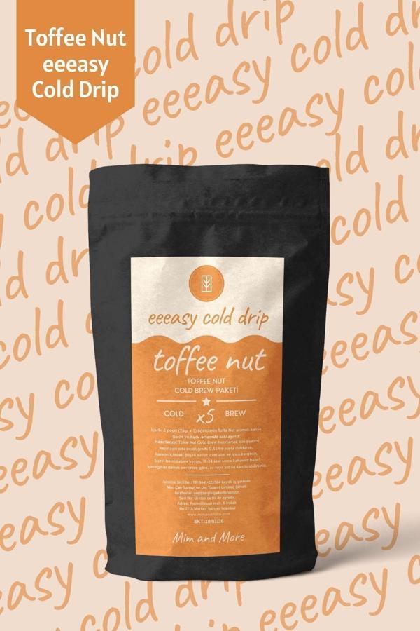 Mim And More Toffee Nut Easy Cold Drip - Toffee Nut Cold Brew Paketi, 5 X 25 Gr - Image 1