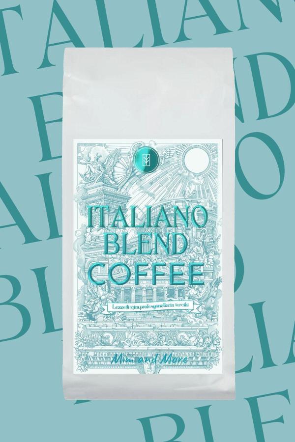 Mim And More Italiano Blend Coffee Çekirdek Kahve, 1 Kg - Image 1