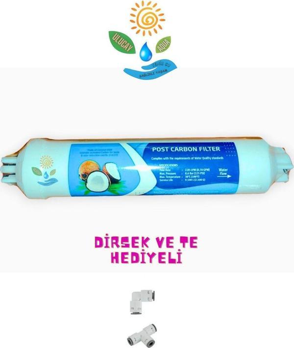 Ulucay Aqua Kapalı Ve Açık Kasa Su Arıtma Cihazları İçin Post Karbon Tatlandırıcı Filtre Coconut İçerikli - Image 1