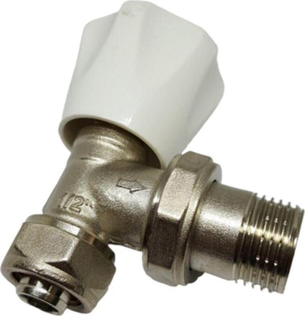 Kalde Köşe Radyatör Vanası Pex 1/2" (Ağır Tip) - Image 1