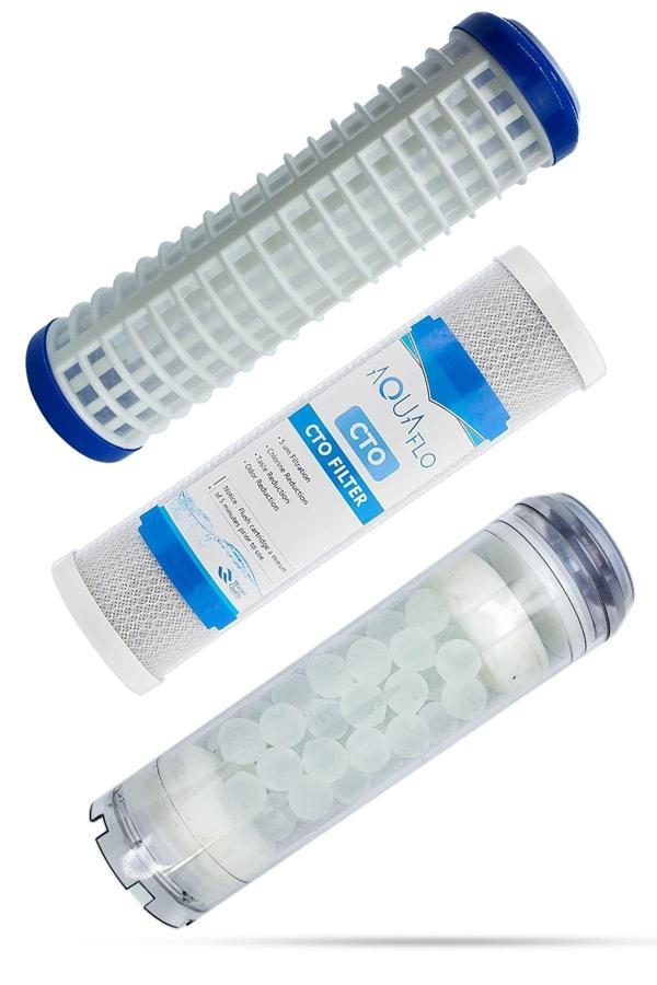 Aquaflo Apartman Daire Girişi Üçlü Filtre Seti (Silifozlu) - (Yık-Cto-Slfz) - Image 1