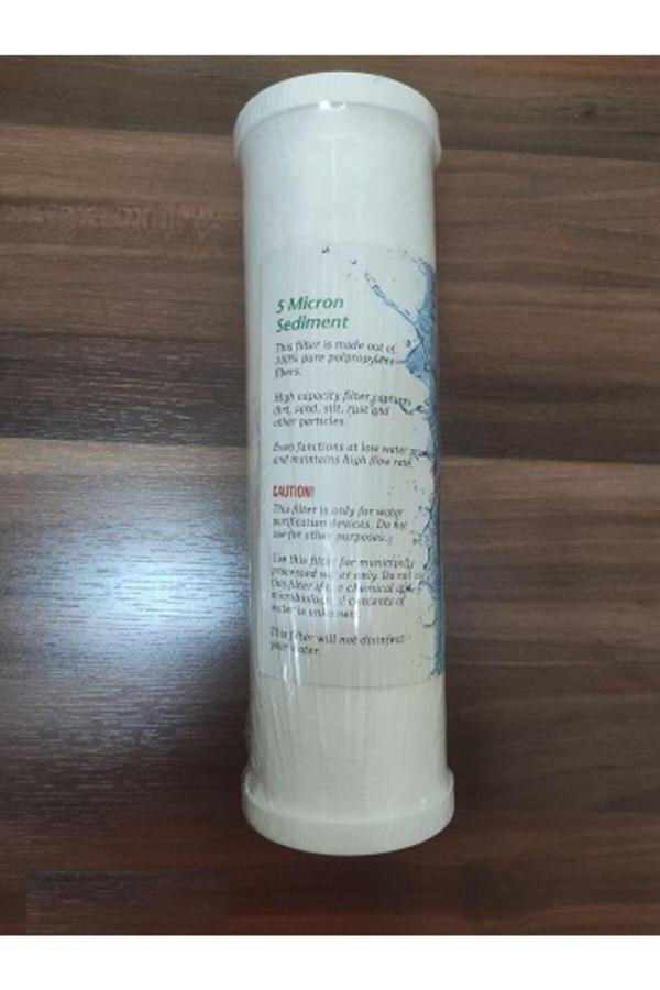 Universal 10" 5 Micron Kapaklı Sediment Su Arıtma Filtre No 1 - Image 1