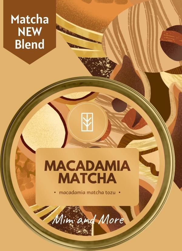 Mim And More Macadamia Matcha - Makademio Fındık Aromalı Matcha 25 Gr - Image 1