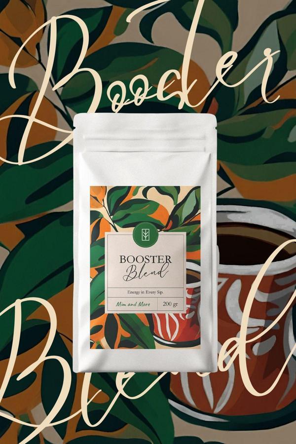 Mim And More Booster Blend Coffee - Booster Blend Filtre Kahve, 200 Gr - Image 1