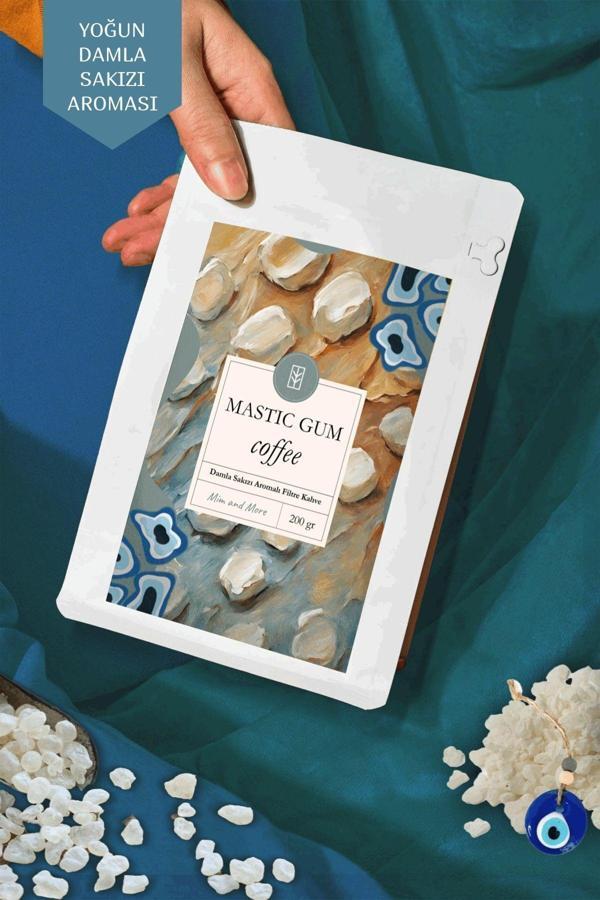 Mim And More Mastic Gum Coffee - Damla Sakızı Aromalı Kahve Filtre Kahve, 200 Gr - Image 1