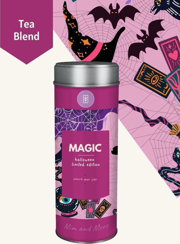 Mim And More Magic Tea - Sihirli Mor Çay - Limited Halloween Edition, 50 Gr - Image 1