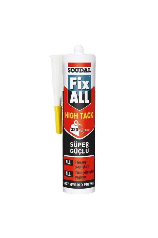 Mikasso Korniş Yapıştırıcı, Çok Amaçlı Güçlü Yapıştırıcı, Fix All High Tack Silikon Beyaz 290 Ml Tr - Image 1