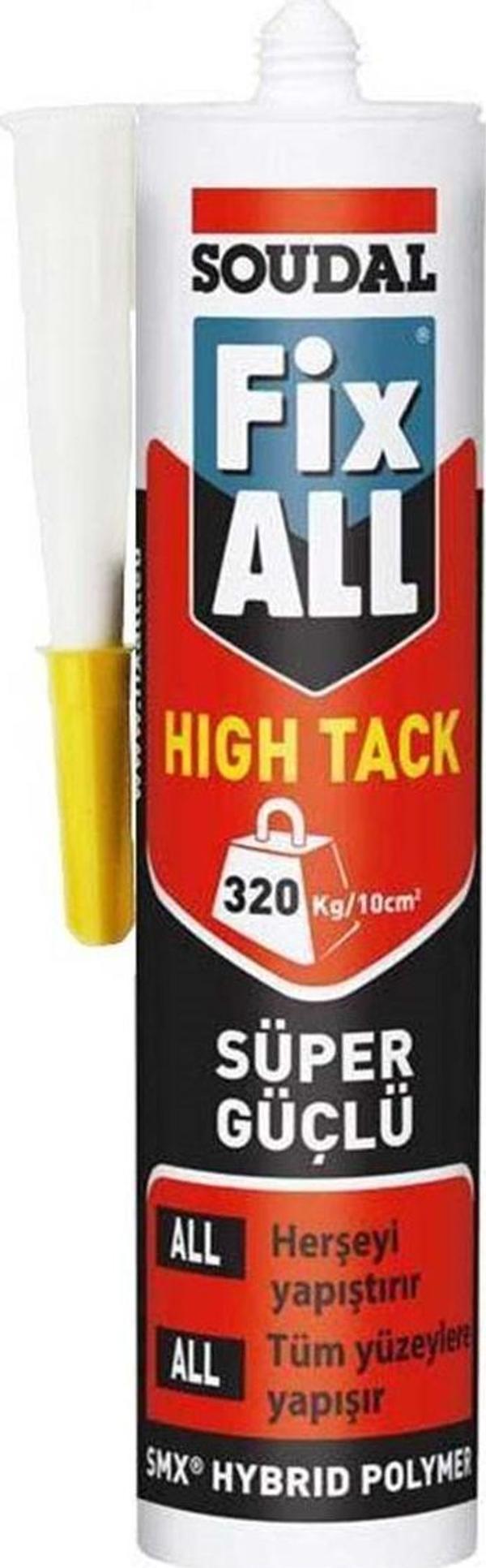 Mikasso Korniş Yapıştırıcı, Çok Amaçlı Güçlü Yapıştırıcı, Fix All High Tack Silikon Beyaz 290 Ml Tr - Image 1