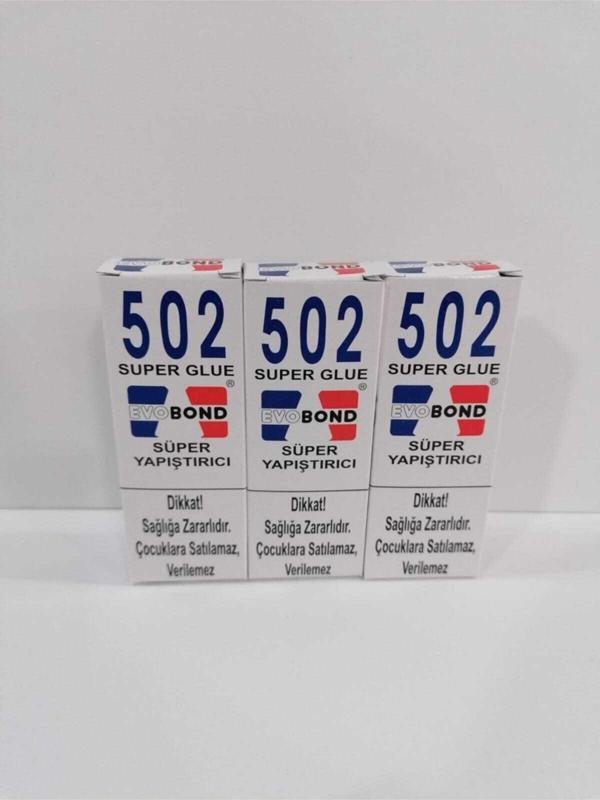 Evobond Evo Bond 502 Japon Yapıştırıcısı 3'Lü Set - Image 1