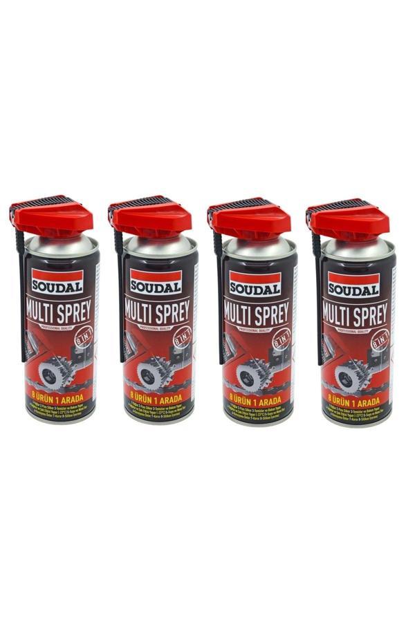 Soudal 4 Adet Pas Sökücü Ve Yağlayıcı Multi Sprey 400 Ml ( 4 Adet Fiyatıdır ) - Image 1