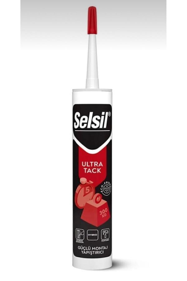 Selsil Ultra Tack Korniş Yapıştırıcısı Ve 350 Kg Ağırlık Taşıyan Hybrid Çok Güçlü Yapıştırıcı 290 Ml - Image 1