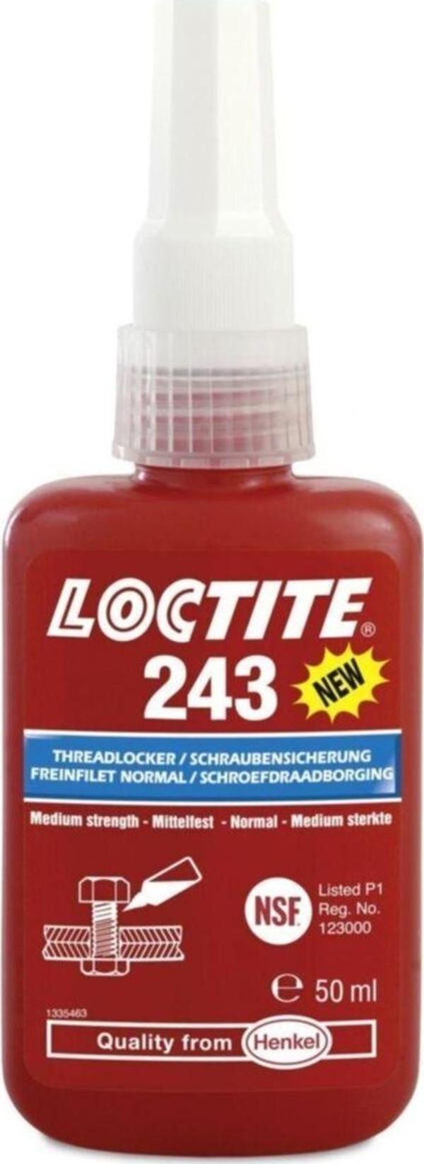 Loctite 243 Orta Mukavemetli Vida Sabitleyici 50 Ml - Image 1