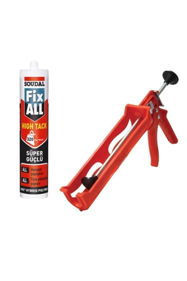 Soudal Fixall Hıgh Tack Montaj Silikonu, Korniş Yapıştırıcı 290 Ml Beyaz Silikon Tabancası - Image 1