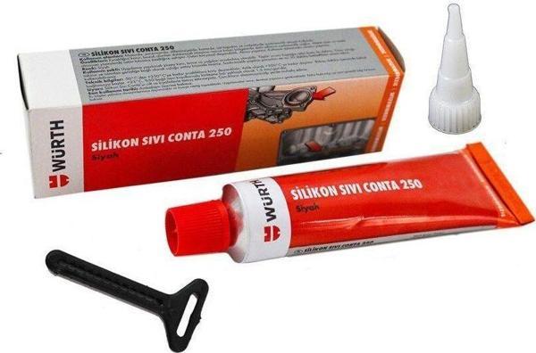 Würth Silikon Sıvı Conta Siyah 250°C 70Ml - Image 1