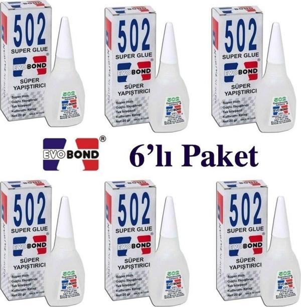 Evobond 502 Japon Yapıştırıcısı 6 Adet - Image 1