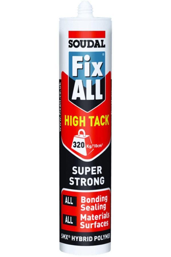 Soudal Fix All High Tack Ms Polimer Yapıştırıcı 290 Ml Siyah - Image 1