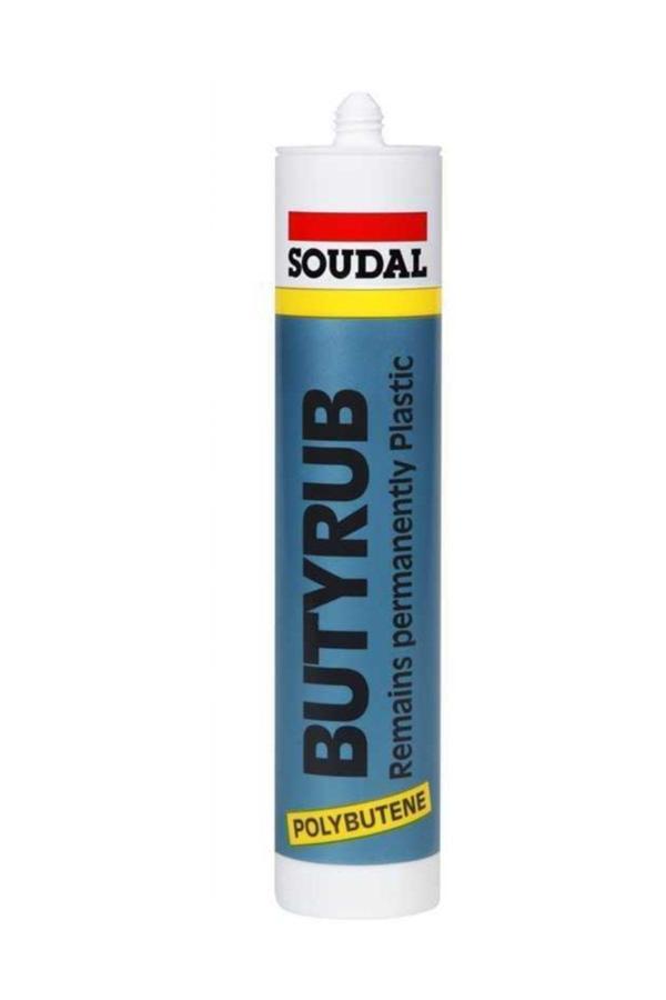 Soudal Butyrub Butilen Polimer Bazlı Buhar Yalıtımlı Mastik 310 Ml Gri - Image 1