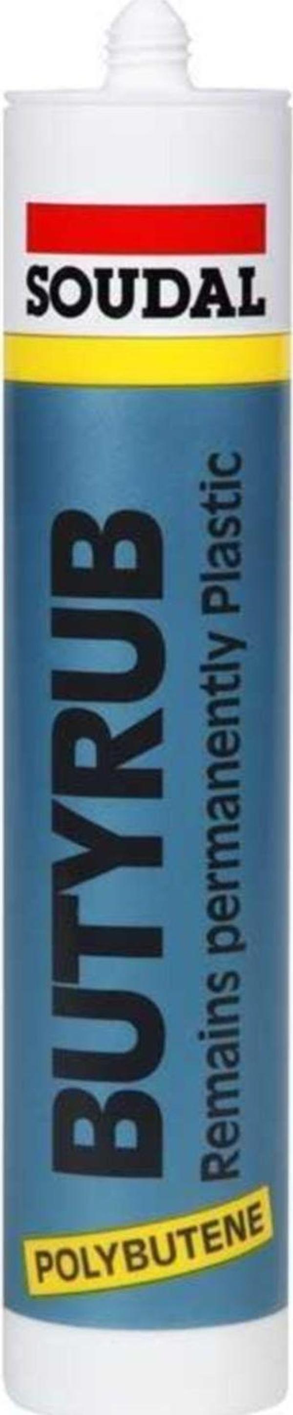 Soudal Butyrub Butilen Polimer Bazlı Buhar Yalıtımlı Mastik 310 Ml Gri - Image 1