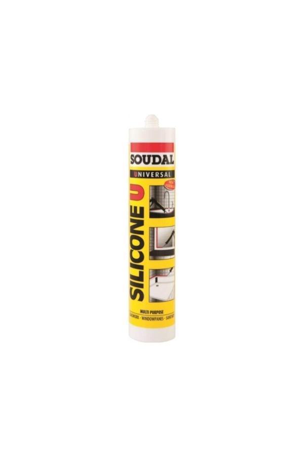 Soudal Silicone U Banyo Ve Genel Amaçlı Beyaz Slikon Kartuş 280Gr. - Image 1