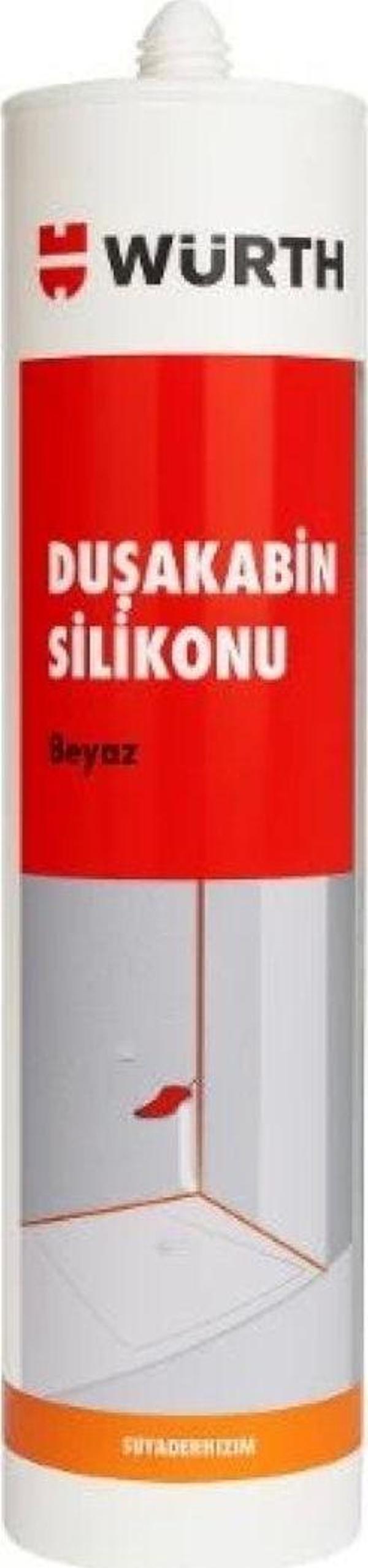 Würth Würt Dusakabin Slikonu Beyaz 310 Ml - Image 1